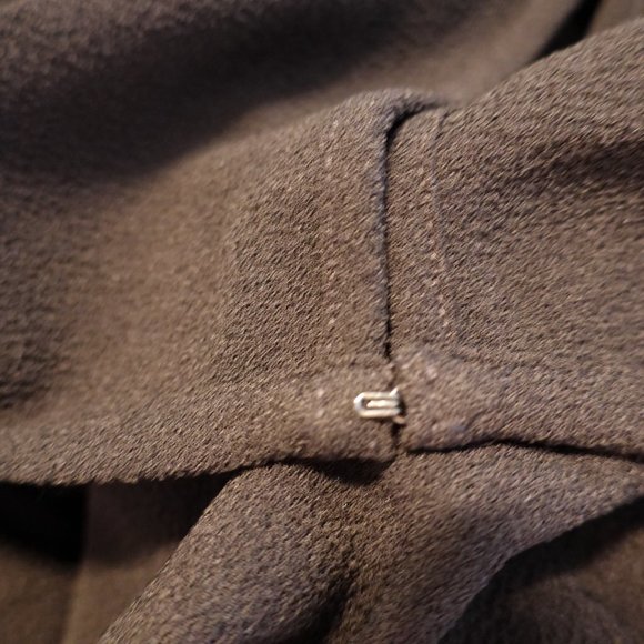 (NWT) Natori Solid Crepe Dress Black Kimono Midi Dress 2X - Picture 6 of 16